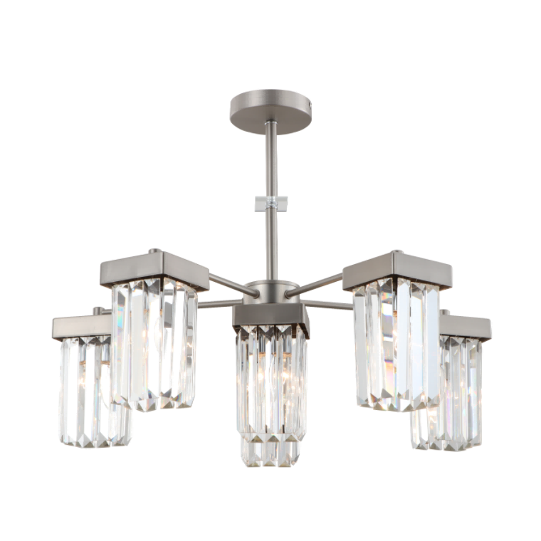 6 لوستر سقف کریستالی مدرن 6-Light Modern K9